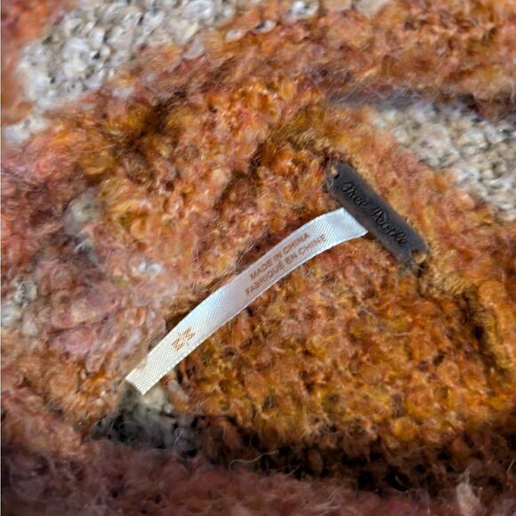 Free People My Girl Turtleneck Sunburst Combo Size M - Picture 5 of 10